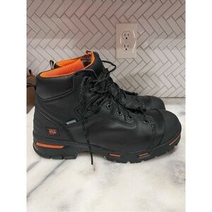 Timberland PRO Men's Black Endurance, waterproof, steel toe boots. New no tags